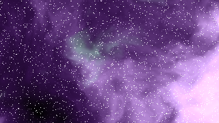 Nebula — a Phosphor music visualizer scene for Mac reacting to audio